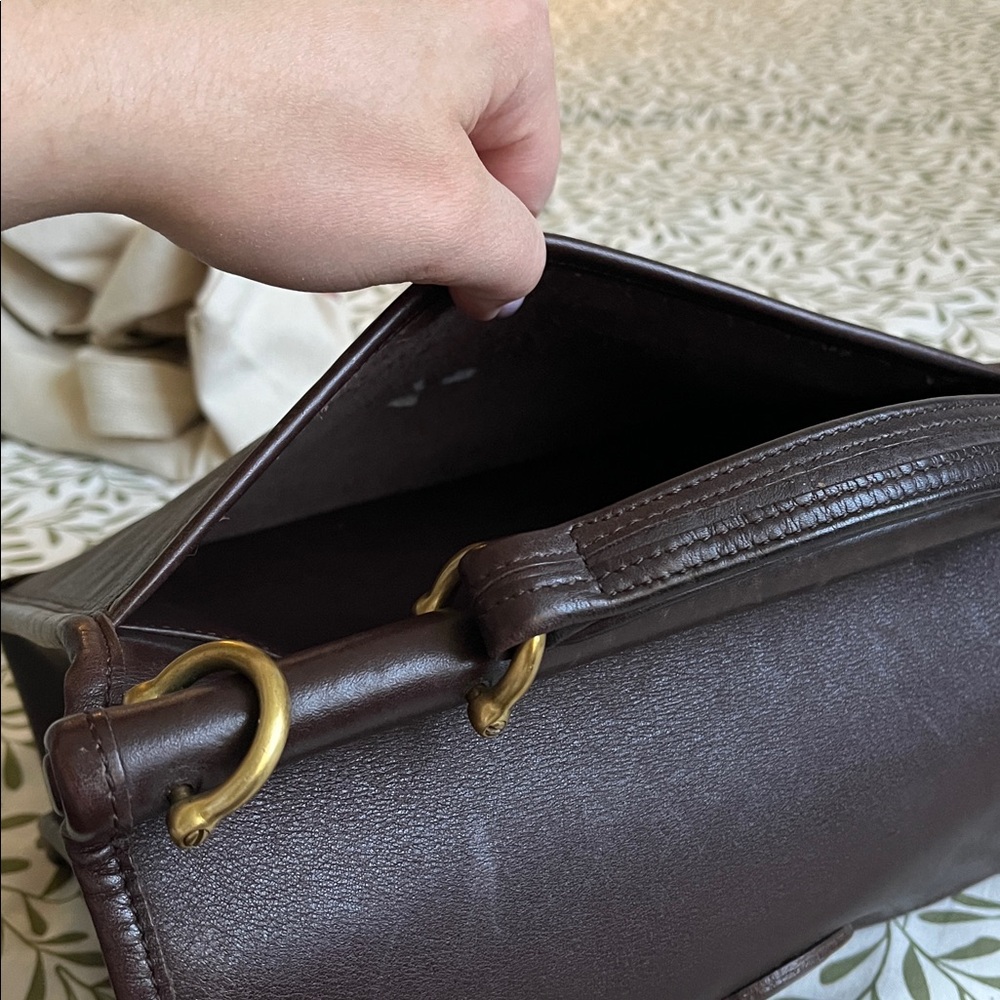 Vintage Coach Willis Top Leather Satchel - Picture 11 of 13
